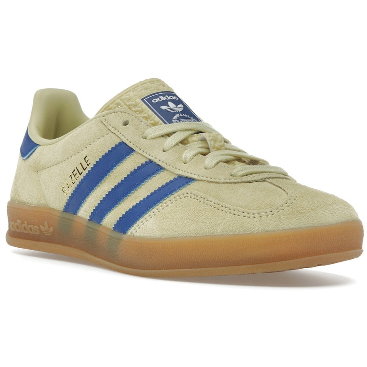 Miniatyrbild av Adidas Gazelle Indoor Powder Yellow Royal Blue 2