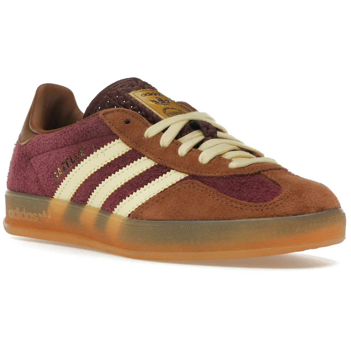 Miniatyrbild av Adidas Gazelle Indoor Maroon Almost Yellow 2