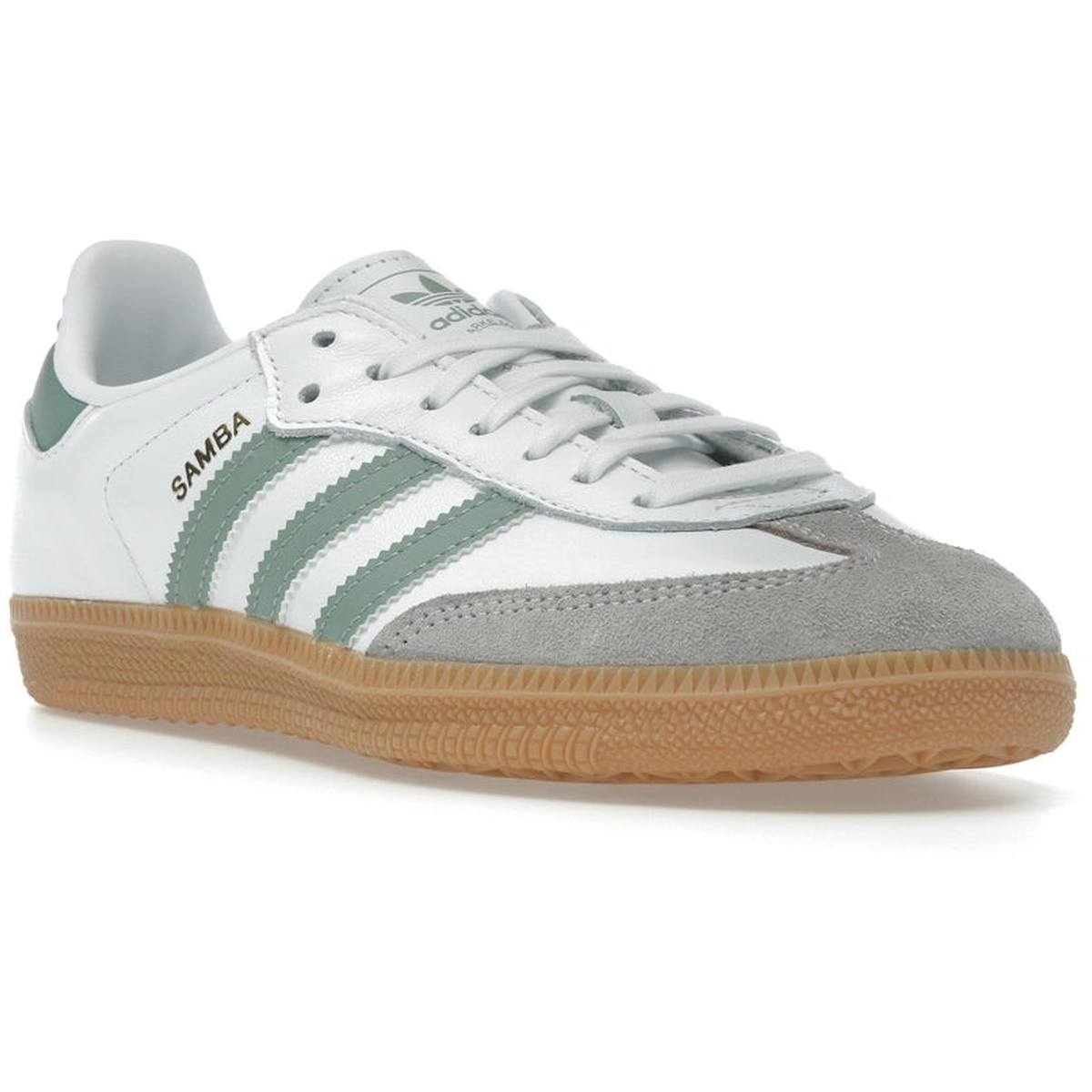 Miniatyrbild av Adidas Samba OG Cloud White Silver Green 2