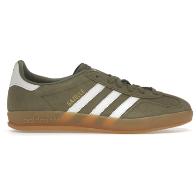 adidas Gazelle Indoor Olive Strata Cloud White Gum