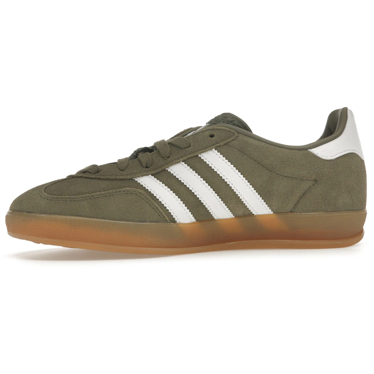 Miniatyrbild av adidas Gazelle Indoor Olive Strata Cloud White Gum 3