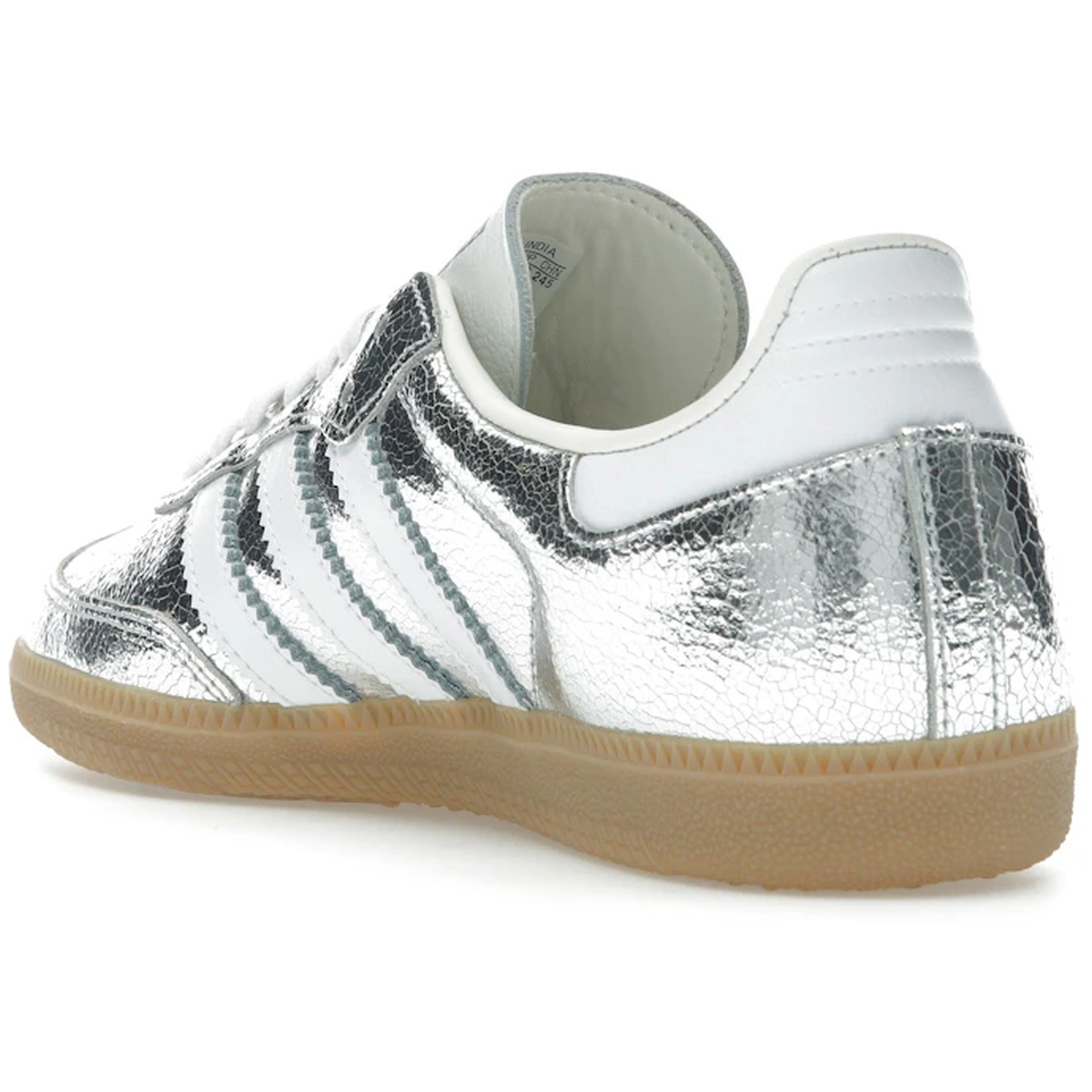 Miniatyrbild av Adidas Samba  Silver Metallic Cracked Leather 4
