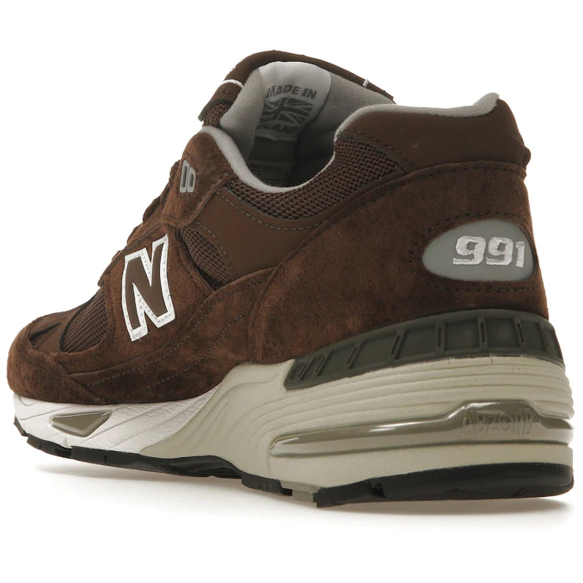 Miniatyrbild av New Balance 991 MiUK Mocha Brown 4