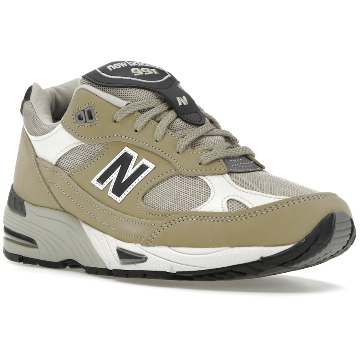 Miniatyrbild av New Balance 991v1 MiUK Elm Brown Rice 2