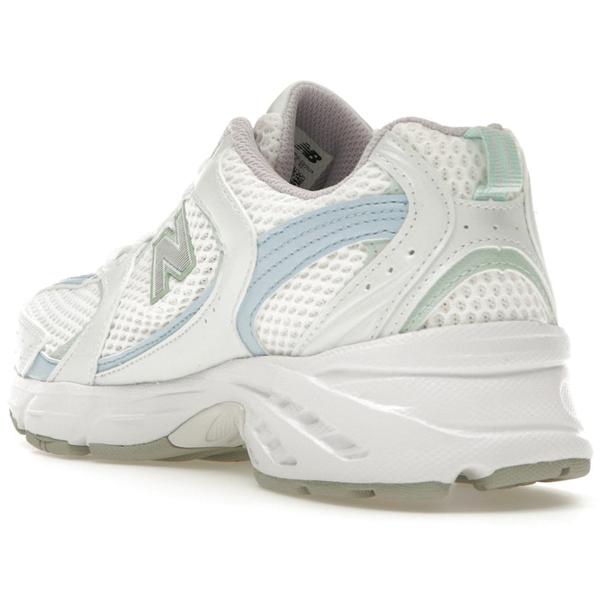 Miniatyrbild av New Balance 530 White Light Chrome Blue Clay Ash 4