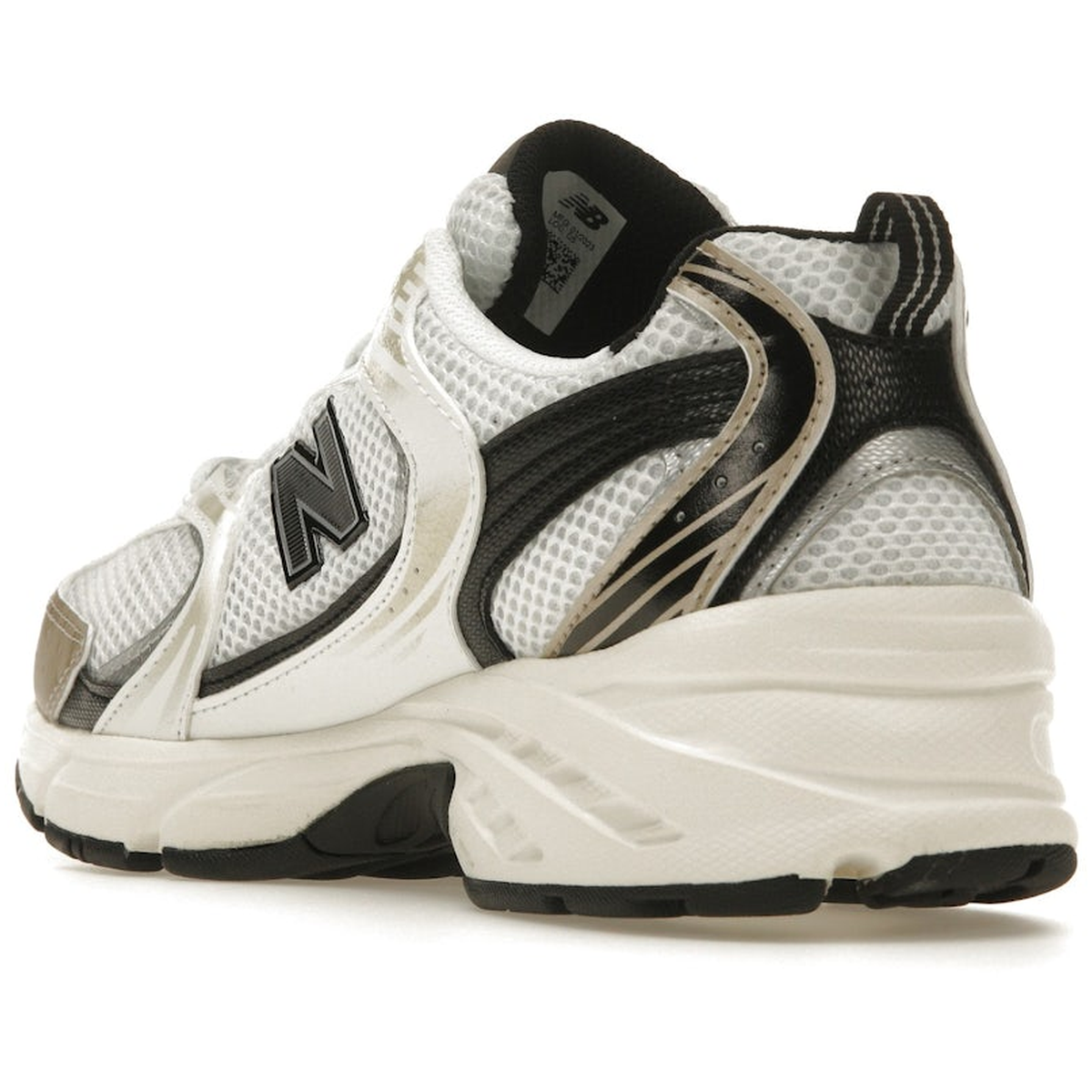 Miniatyrbild av New Balance 530 White Light Gold Metallic 4