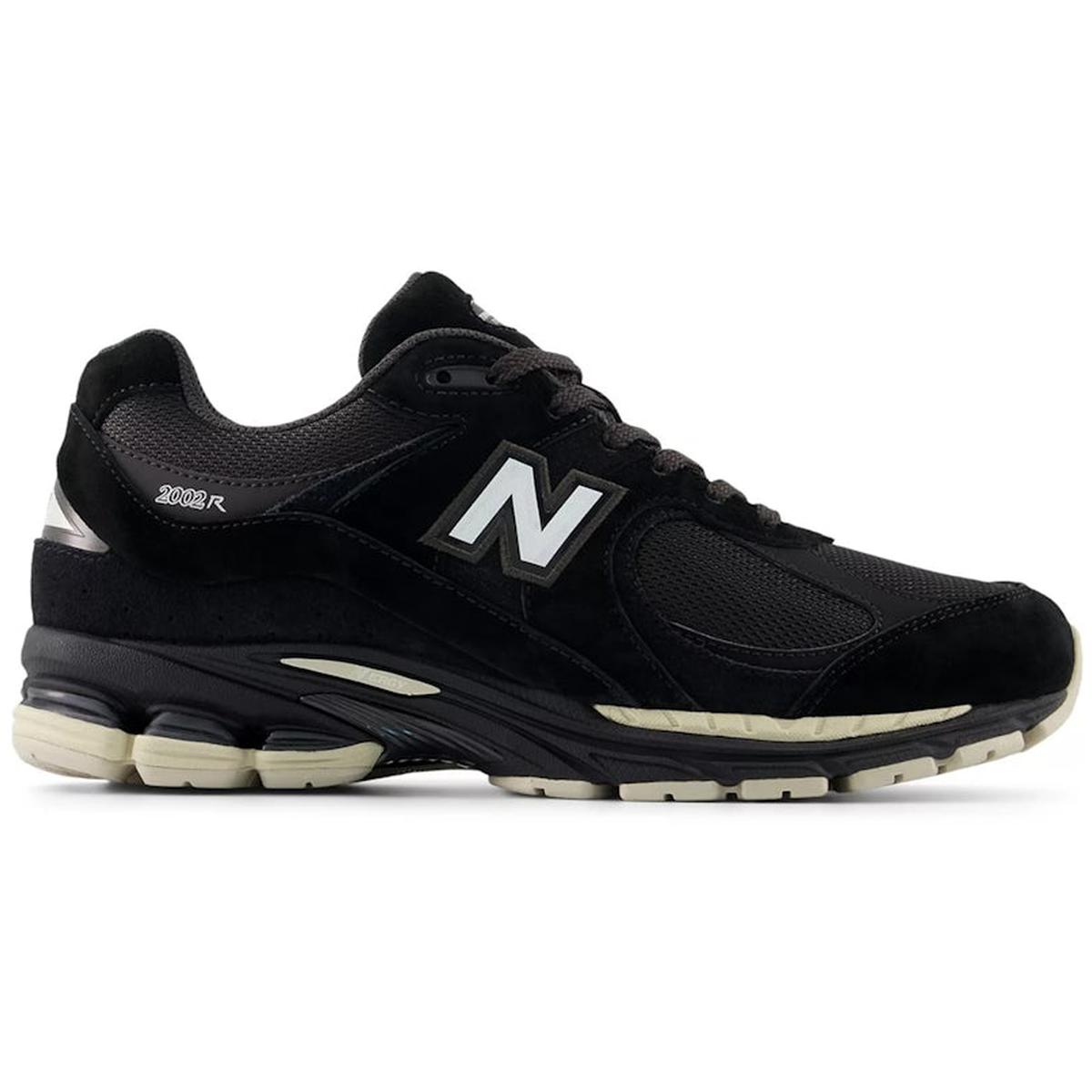 New Balance 2002R Black Timber Wolf White