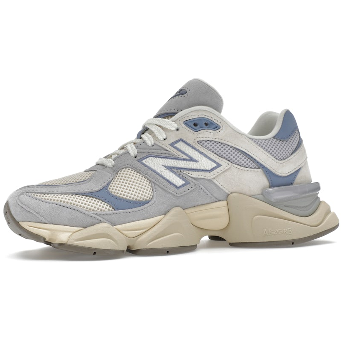 Miniatyrbild av New Balance 9060 Pearl Grey Linen 3