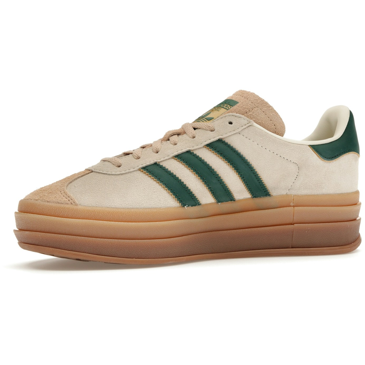 Miniatyrbild av Adidas Gazelle Bold Magic Beige Collegiate Green 3