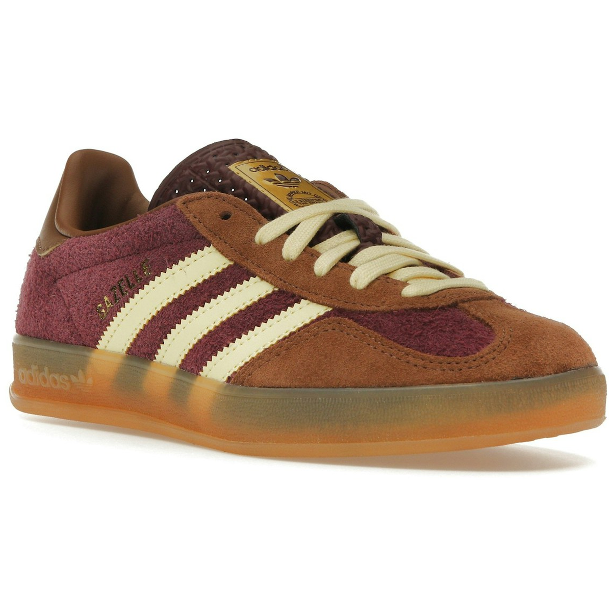 Miniatyrbild av Adidas Gazelle Indoor Maroon Almost Yellow 2