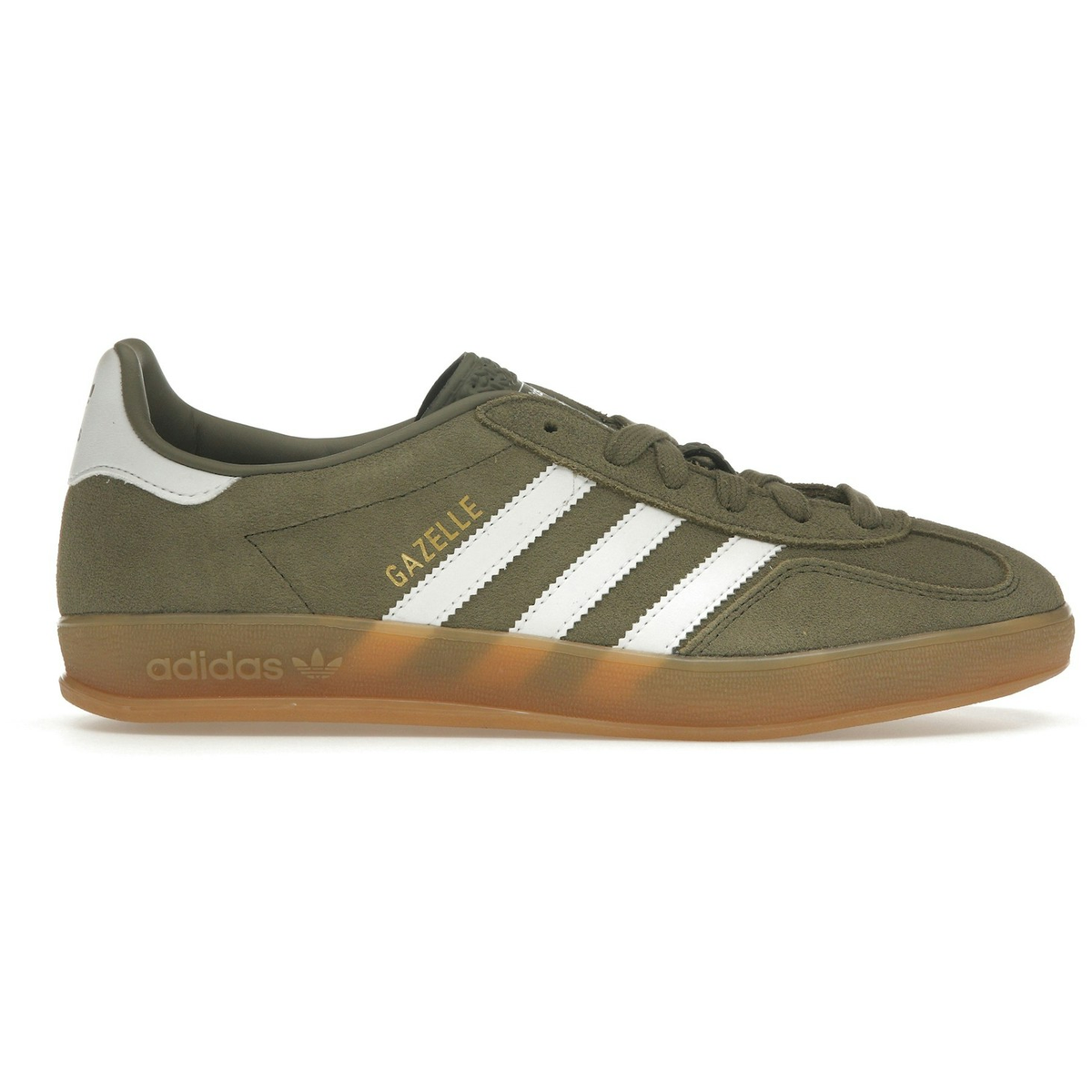 adidas Gazelle Indoor Olive Strata Cloud White Gum