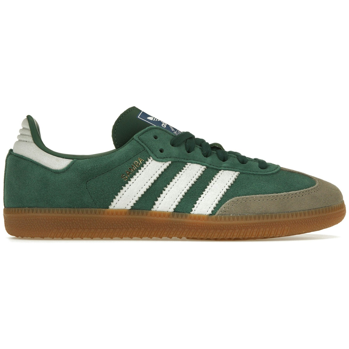 Adidas Samba Collegiate Green Gum Grey Toe
