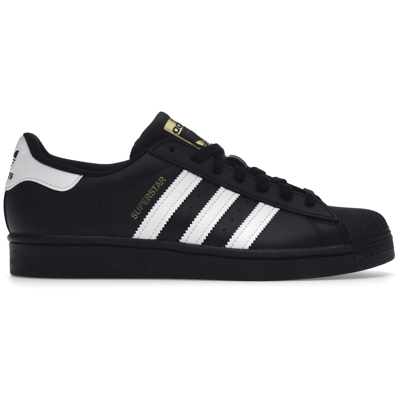 Adidas Superstar Core Black Cloud White Gold