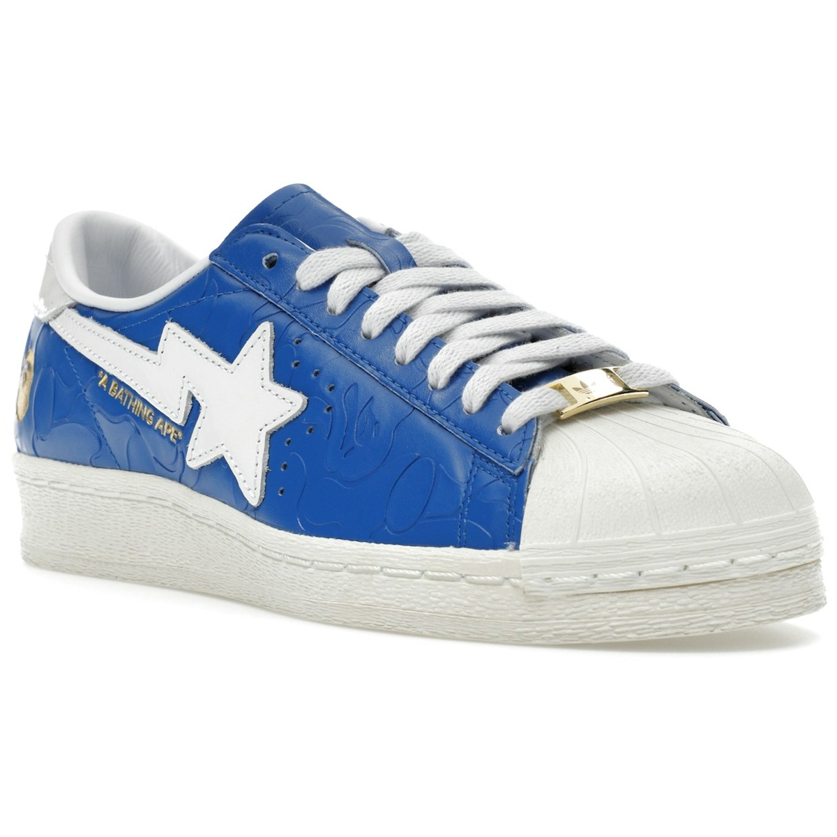 Miniatyrbild av Adidas Superstar Vintage Bape Blue White 2