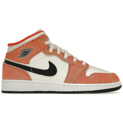 Air Jordan 1 Mid SE Orange Suede