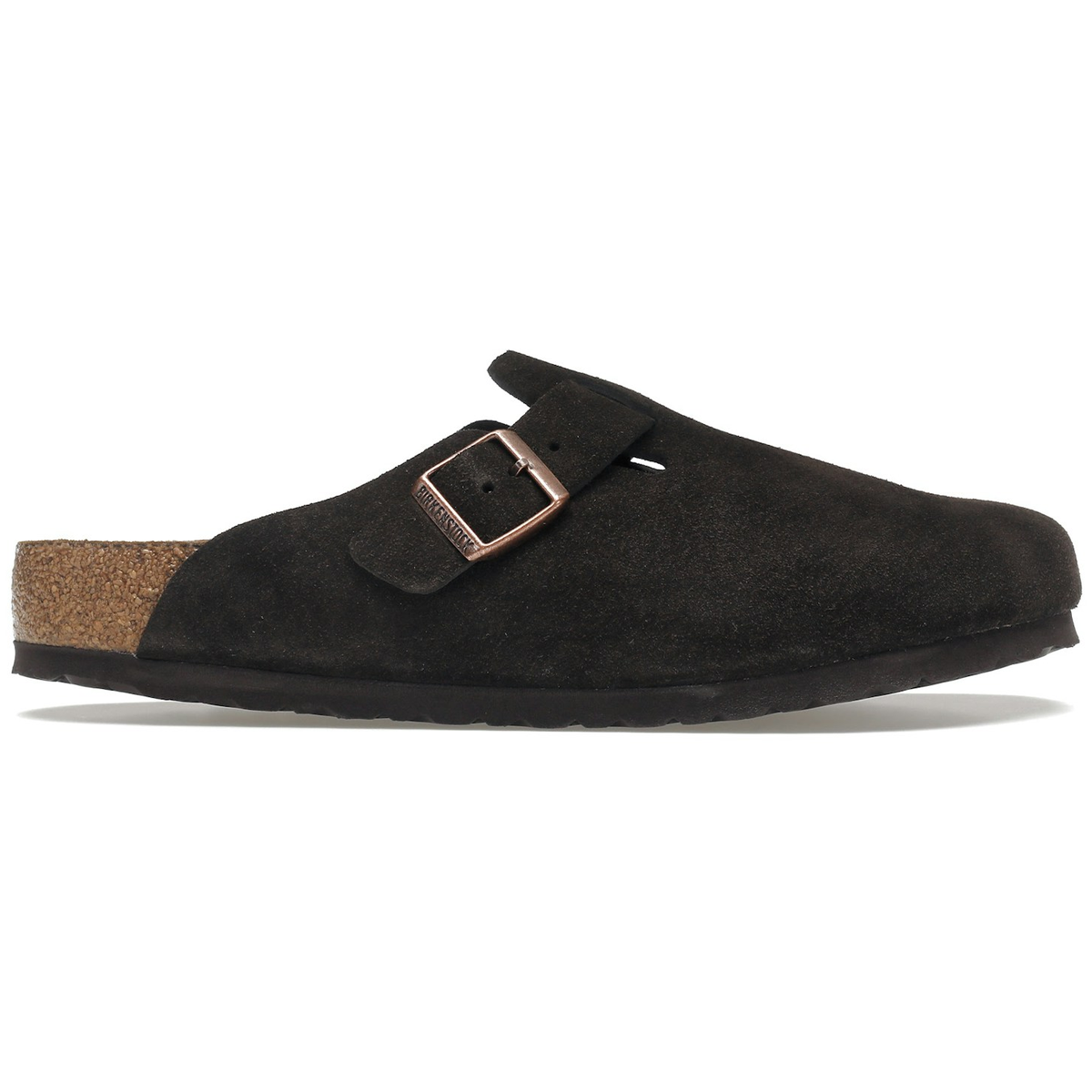 Birkenstock Boston Mocha Suede Narrow Fit