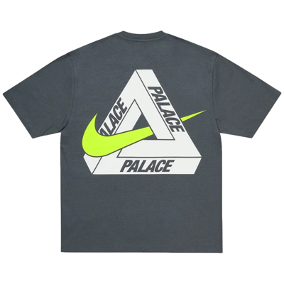 Palace x Nike Tri Swoosh T-Shirt Charcoal