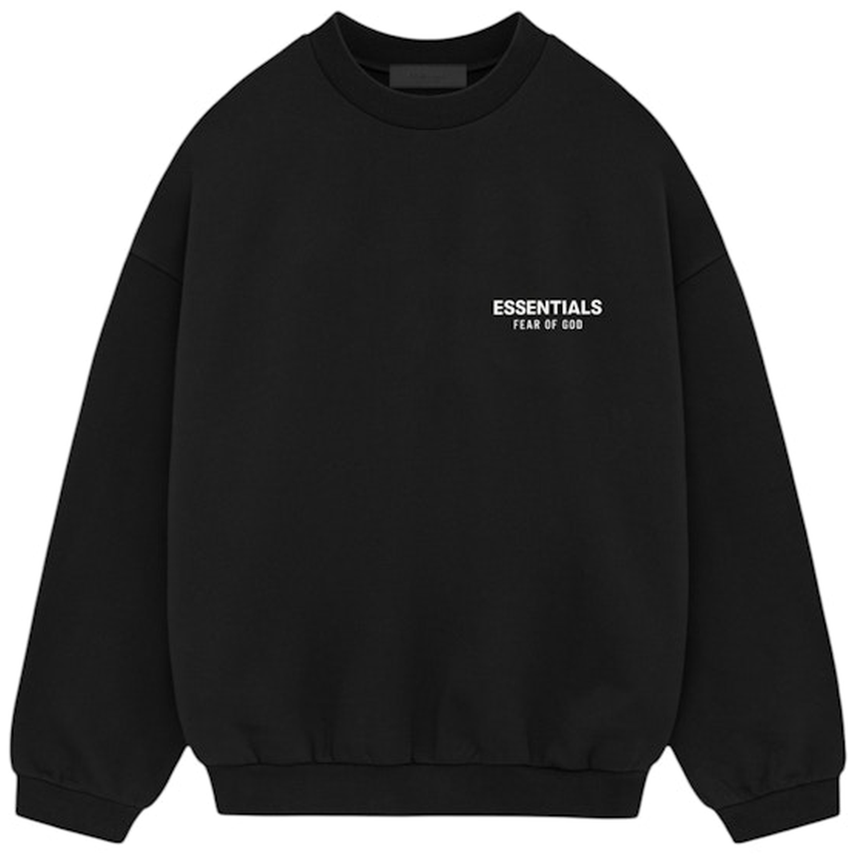 Miniatyrbild av Fear of God Essentials Fleece Crewneck Black FW24 3