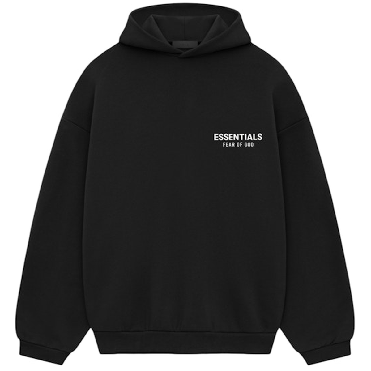 Miniatyrbild av Fear of God Essentials Fleece Hoodie Black FW24 4