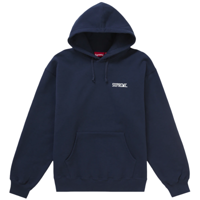 Supreme Anarchy Hooded Sweatshirt Navy