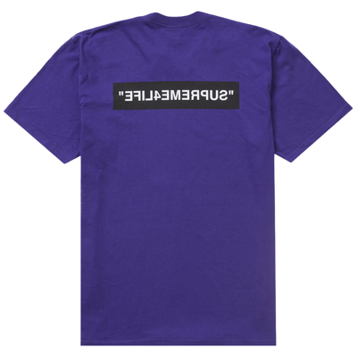 Supreme 4 Life Tee Purple