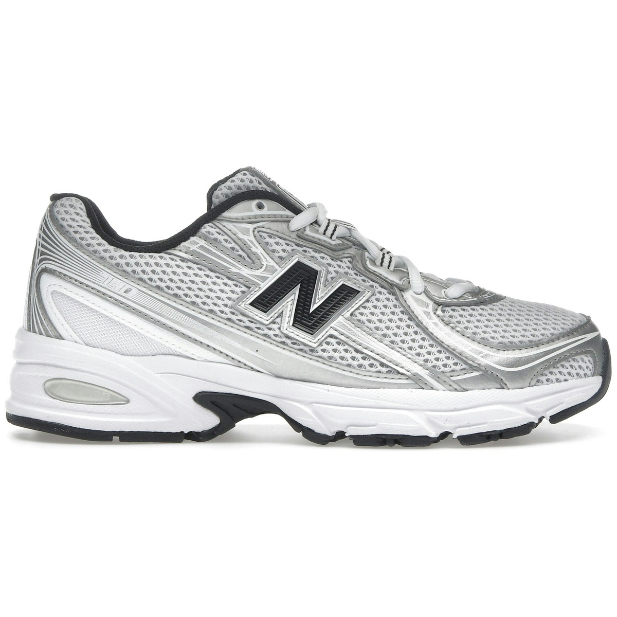 New Balance 740 White Silver Metallic Navy