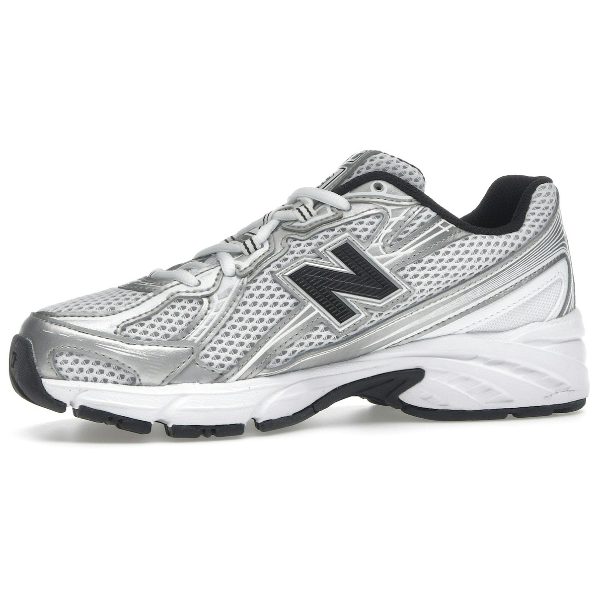 Miniatyrbild av New Balance 740 White Silver Metallic Navy 3