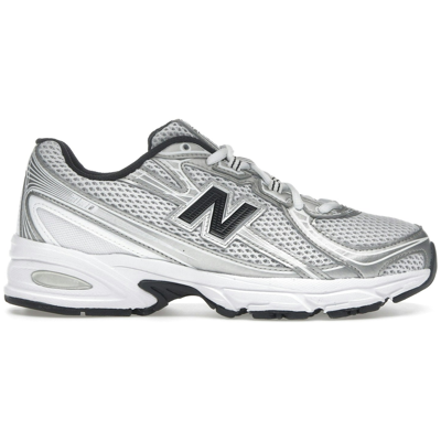 New Balance 740 White Silver Metallic Navy