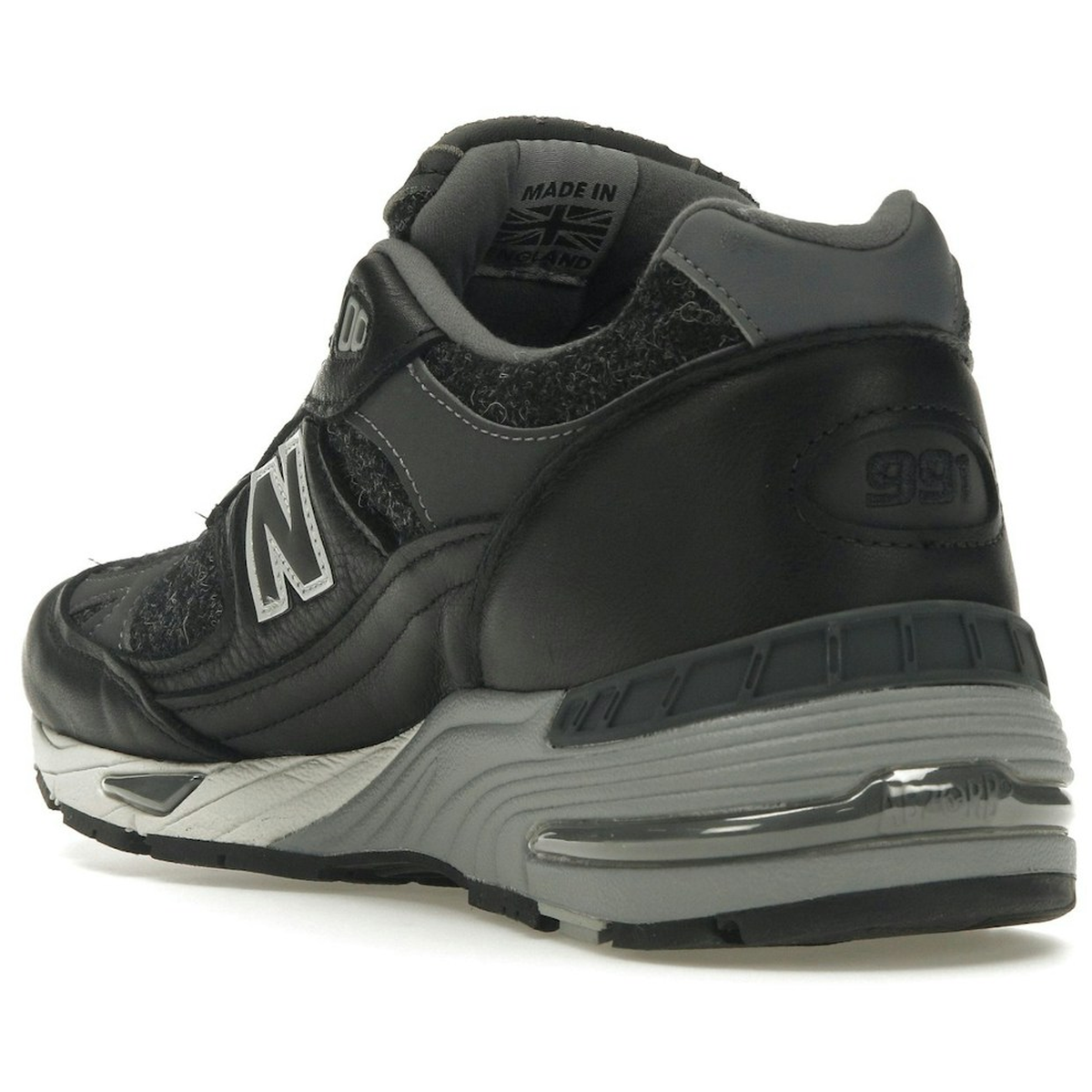 Miniatyrbild av New Balance 991 MiUK Black Magnet Smoked Pearl 4