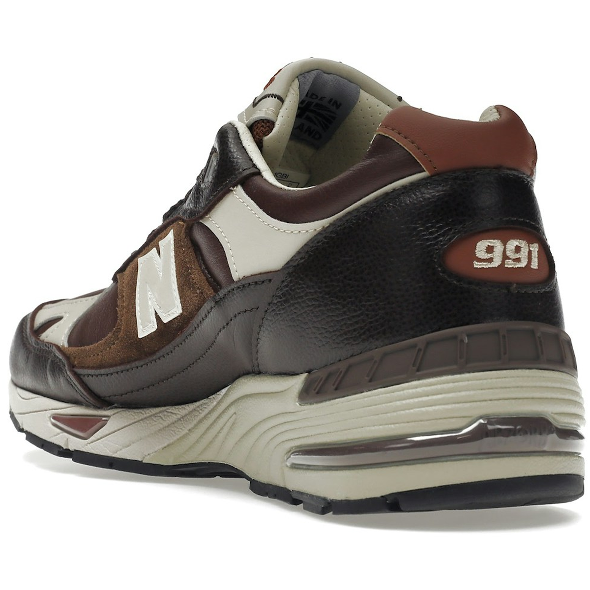 Miniatyrbild av New Balance 991 MiUK French Roast 4