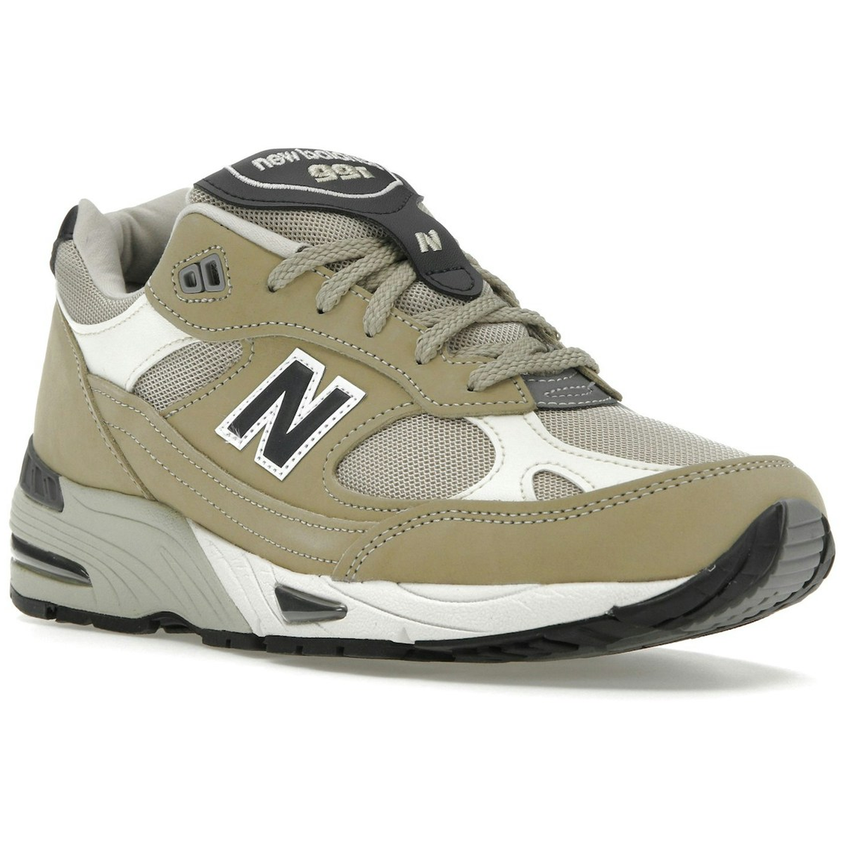 Miniatyrbild av New Balance 991v1 MiUK Elm Brown Rice 2