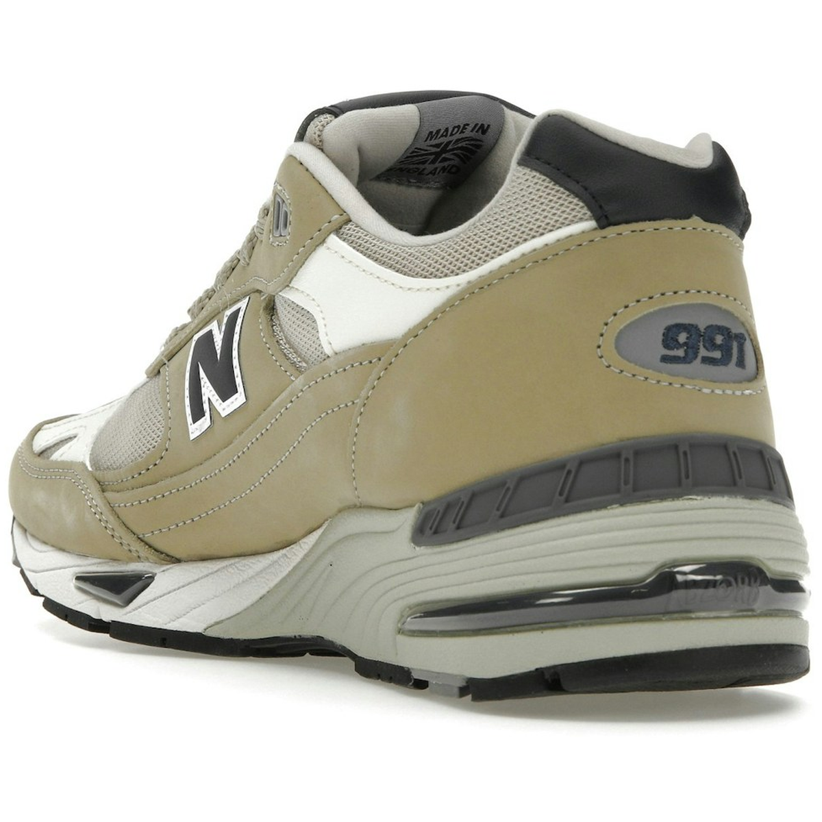 Miniatyrbild av New Balance 991v1 MiUK Elm Brown Rice 4