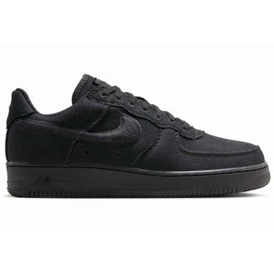Nike Air Force 1 Low Triple Black Canvas