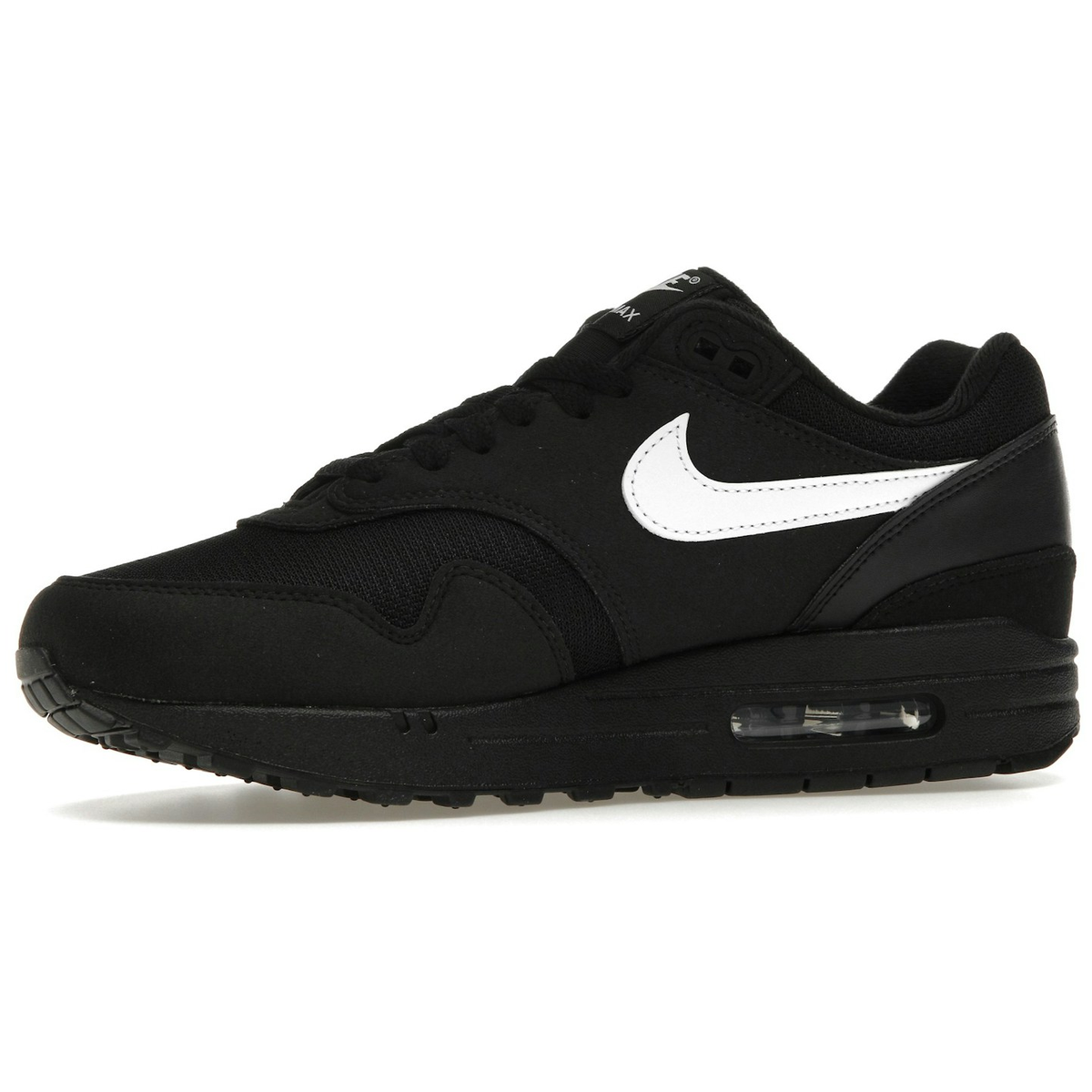Miniatyrbild av Nike Air Max 1 Black White Swoosh 3