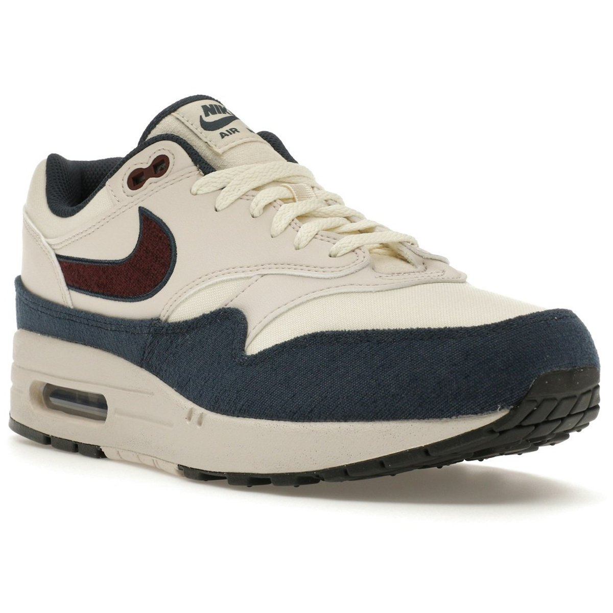 Miniatyrbild av Nike Air Max 1 Coconut Milk Burgundy Crush Navy 2