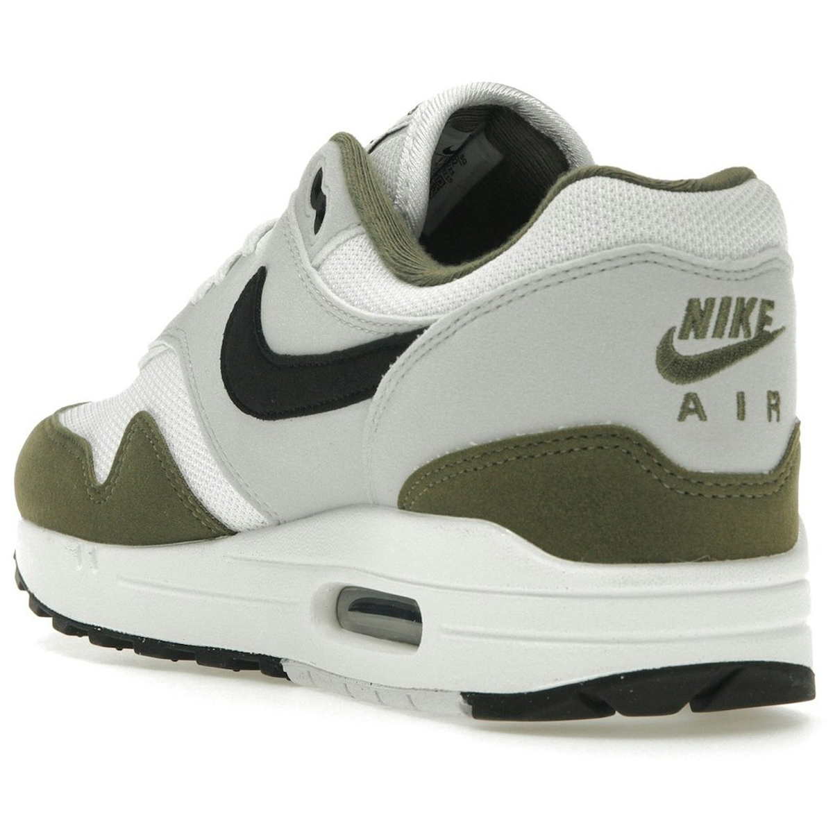 Miniatyrbild av Nike Air Max 1 White Black Medium Olive 4