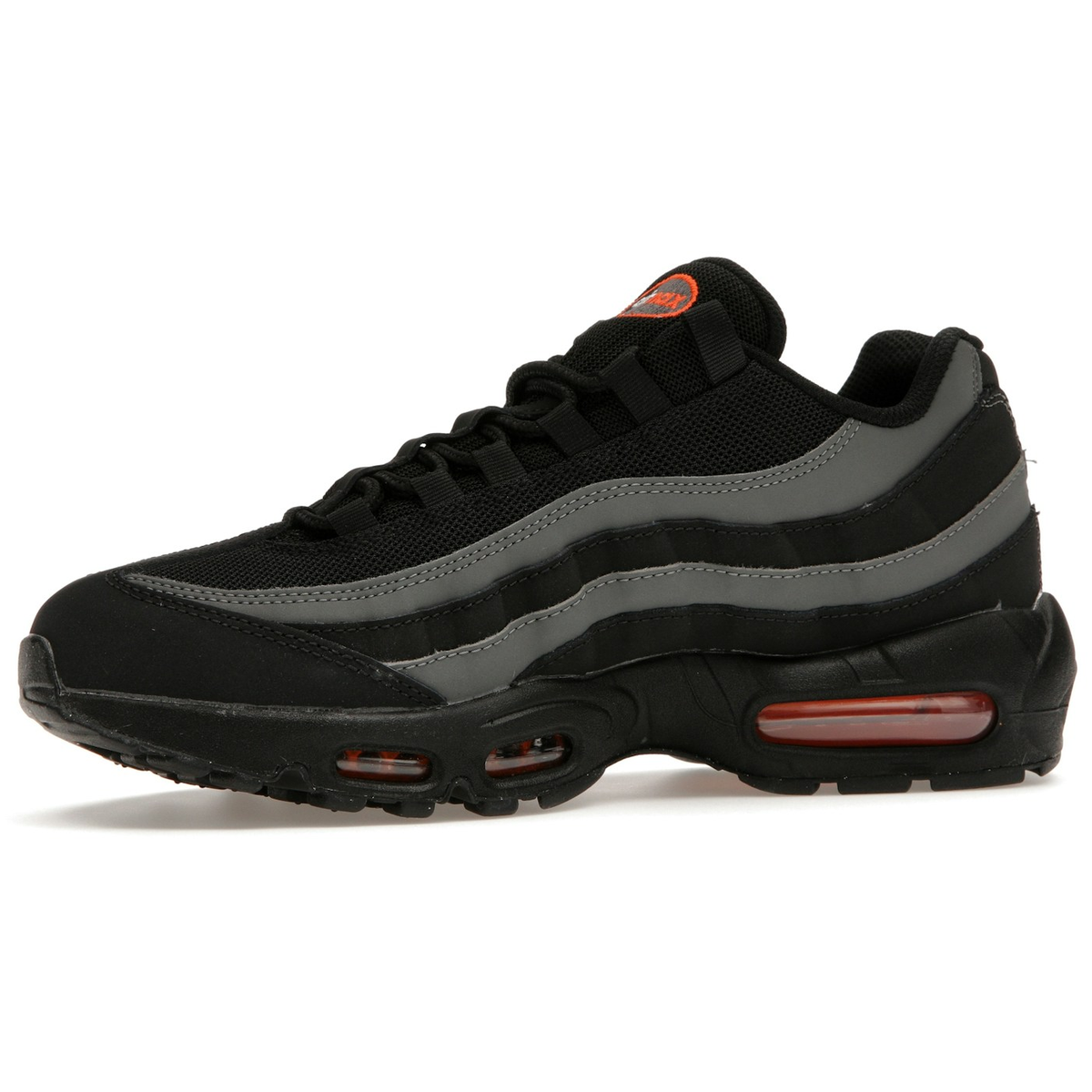 Miniatyrbild av Nike Air Max 95 Black Grey Safety Orange 3