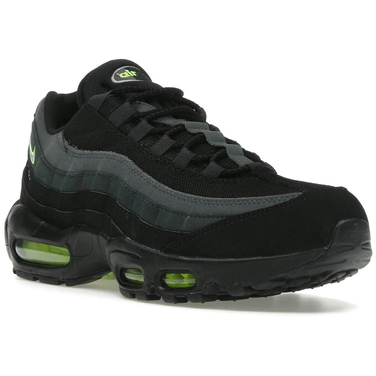 Miniatyrbild av Nike Air Max 95 Logo Black Grey Volt 2