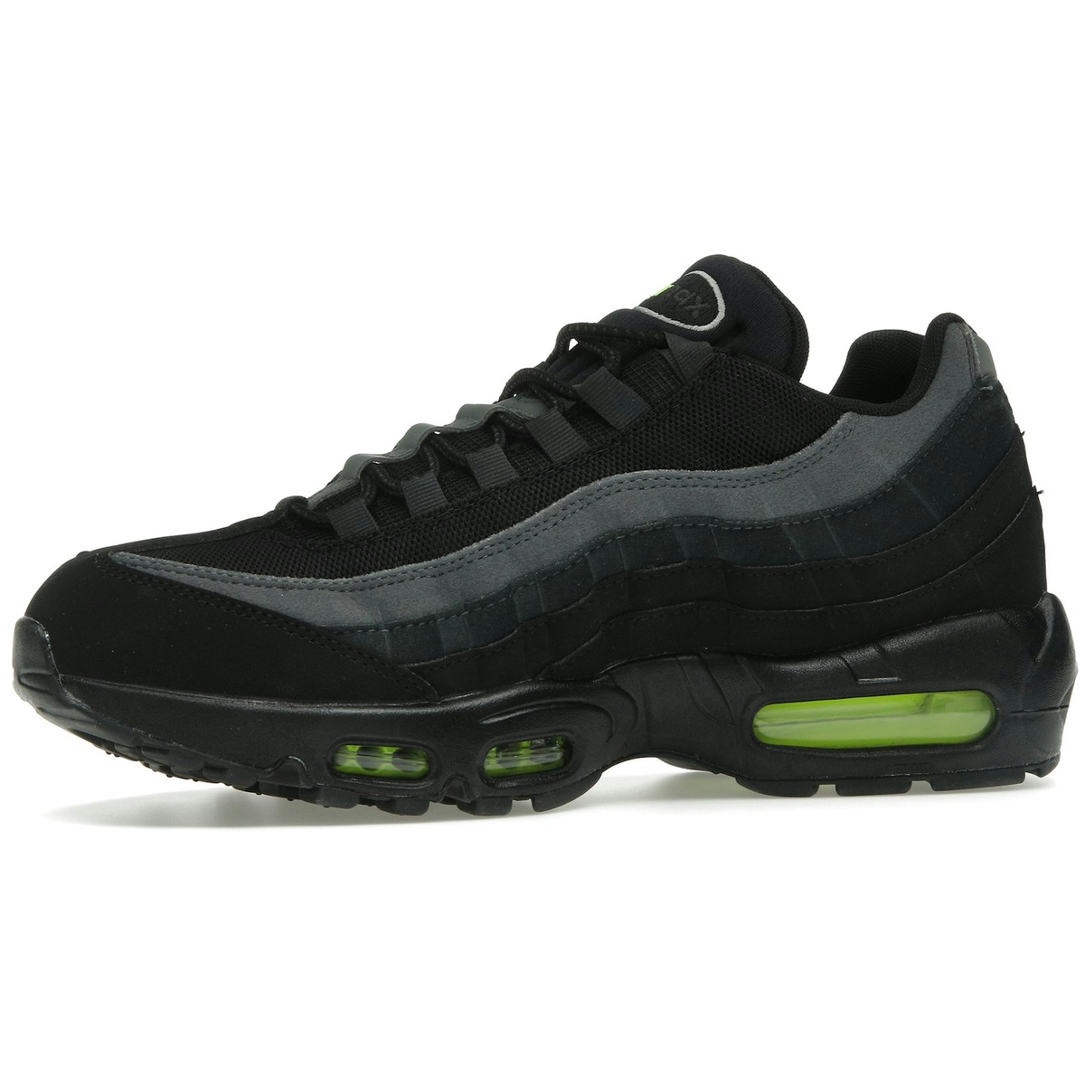 Miniatyrbild av Nike Air Max 95 Logo Black Grey Volt 3