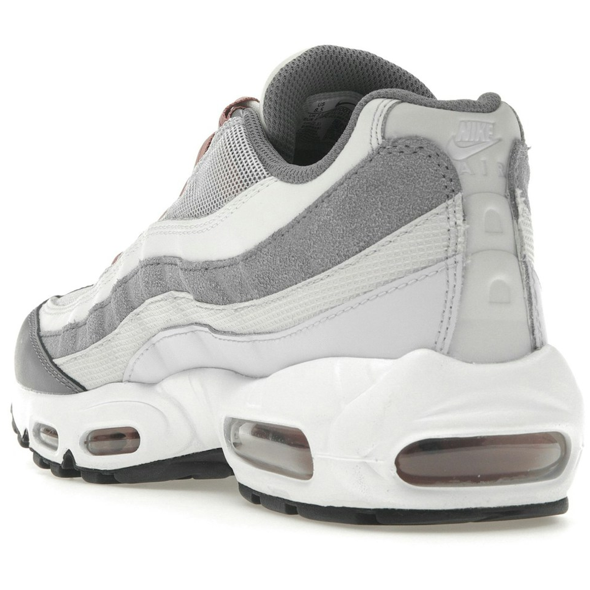 Miniatyrbild av Nike Air Max 95 Vast Grey Red Stardust 4