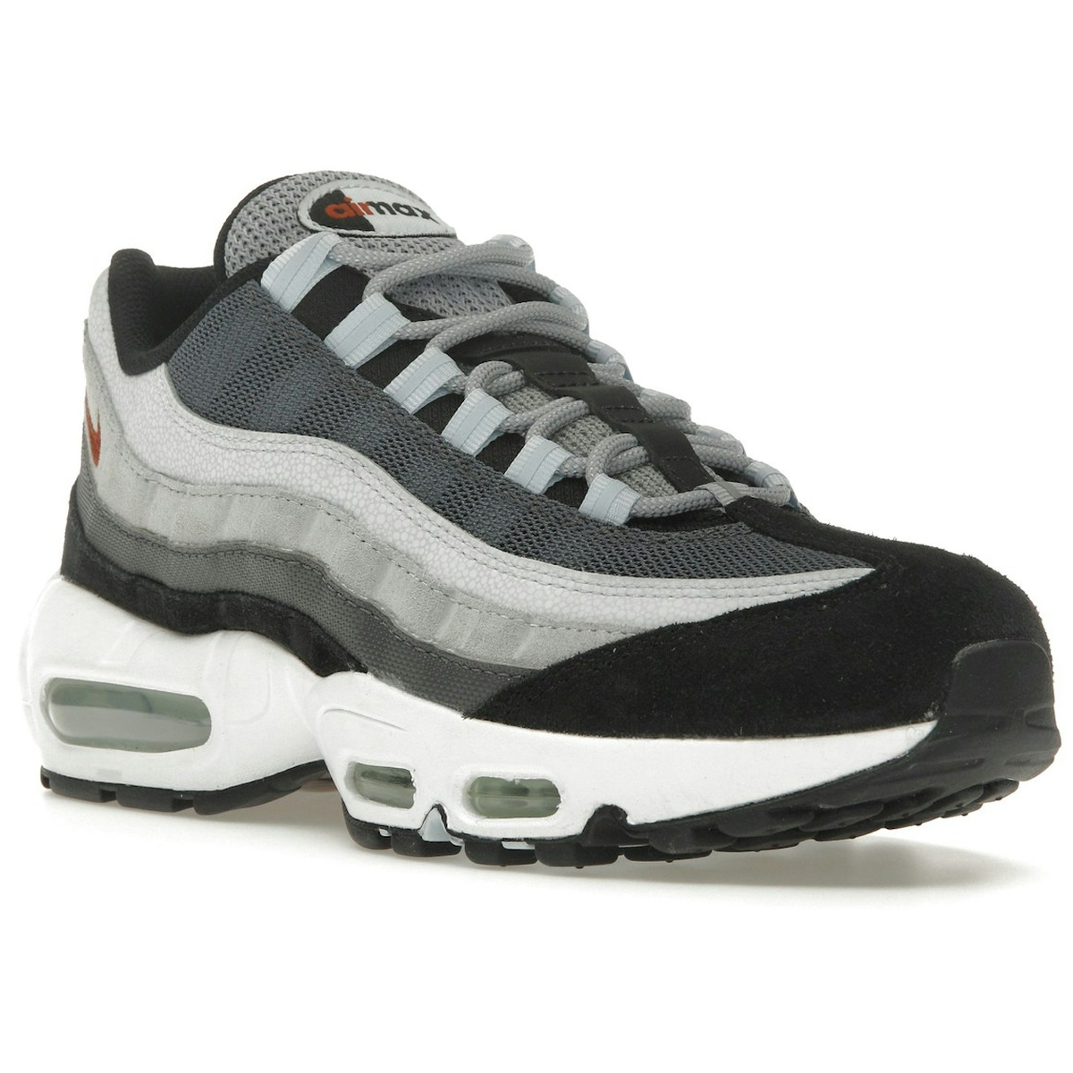Miniatyrbild av Nike Air Max 95 Wolf Grey Rugged Orange 2