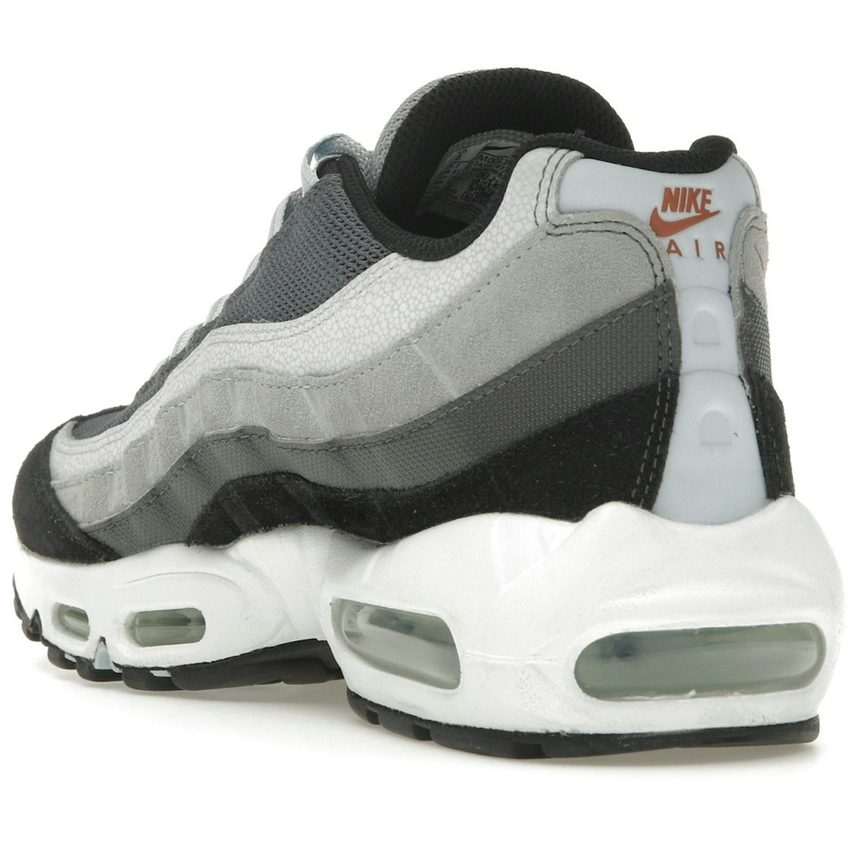 Miniatyrbild av Nike Air Max 95 Wolf Grey Rugged Orange 4