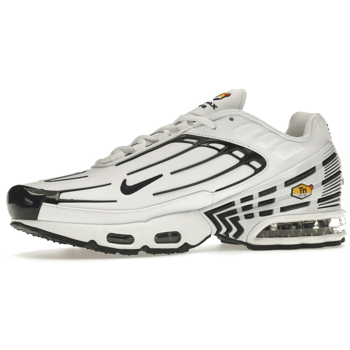 Miniatyrbild av Nike Air Max Plus 3 Leather White Black 3