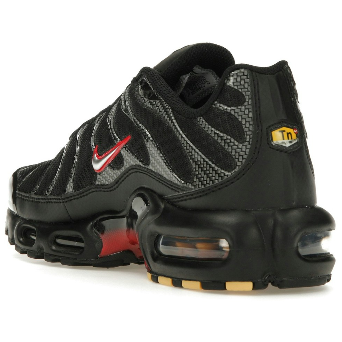 Miniatyrbild av Nike Air Max Plus Black Red Metallic Silver 4