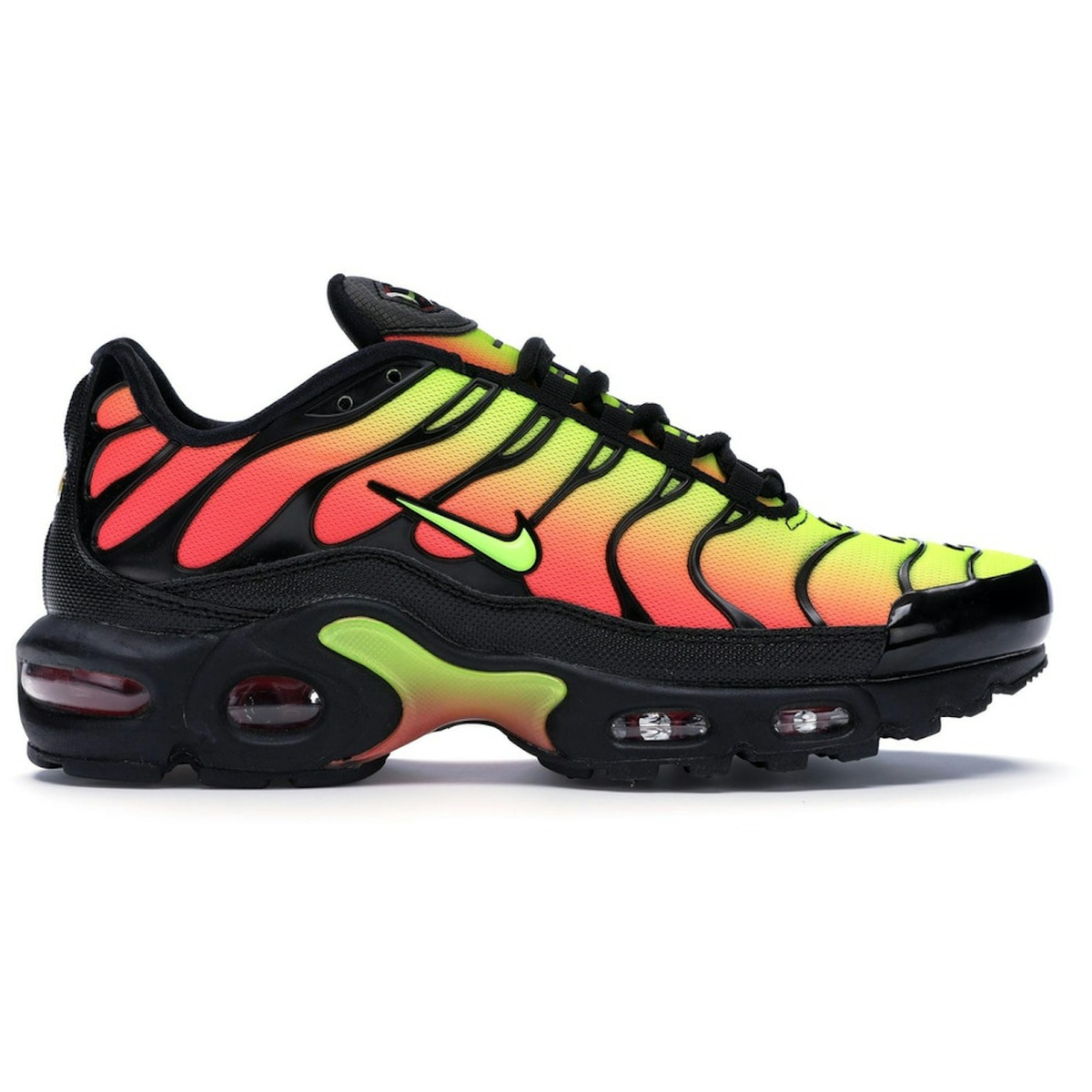 Nike Air Max Plus Black Volt Solar Red