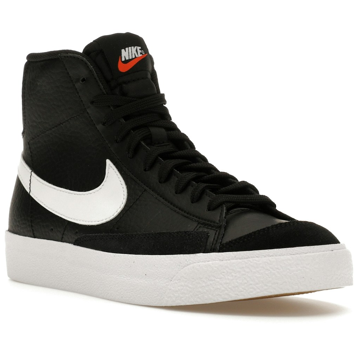 Miniatyrbild av Nike Blazer Mid 77 Black White  2