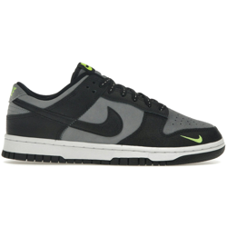 Nike Dunk Low Black Cool Grey Volt Mini Swoosh