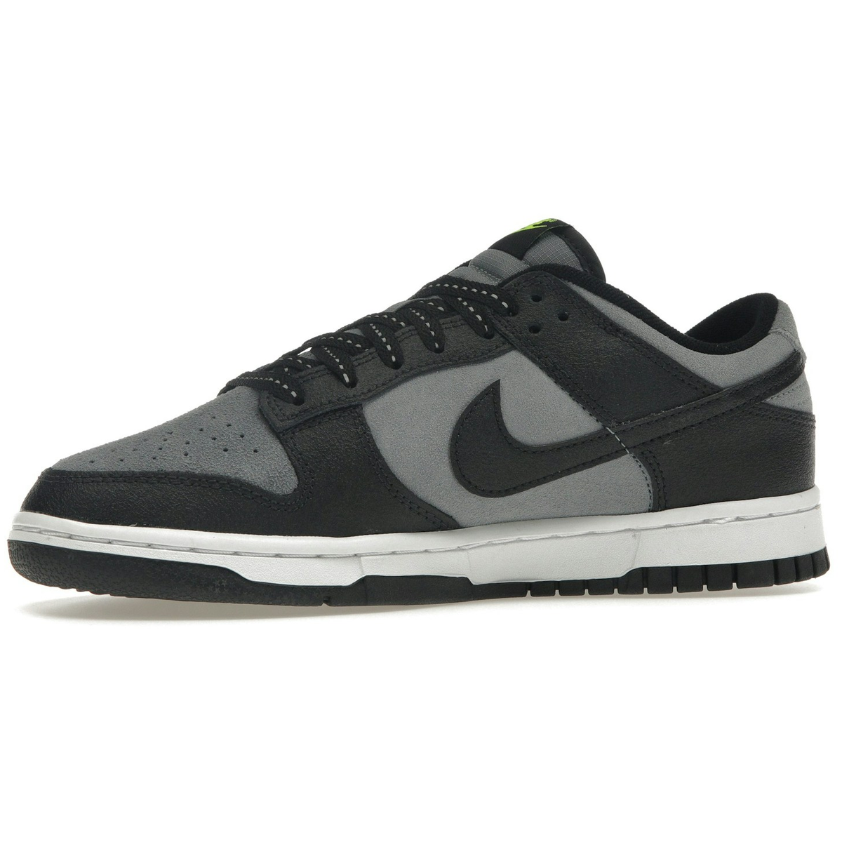 Miniatyrbild av Nike Dunk Low Black Cool Grey Volt Mini Swoosh 3