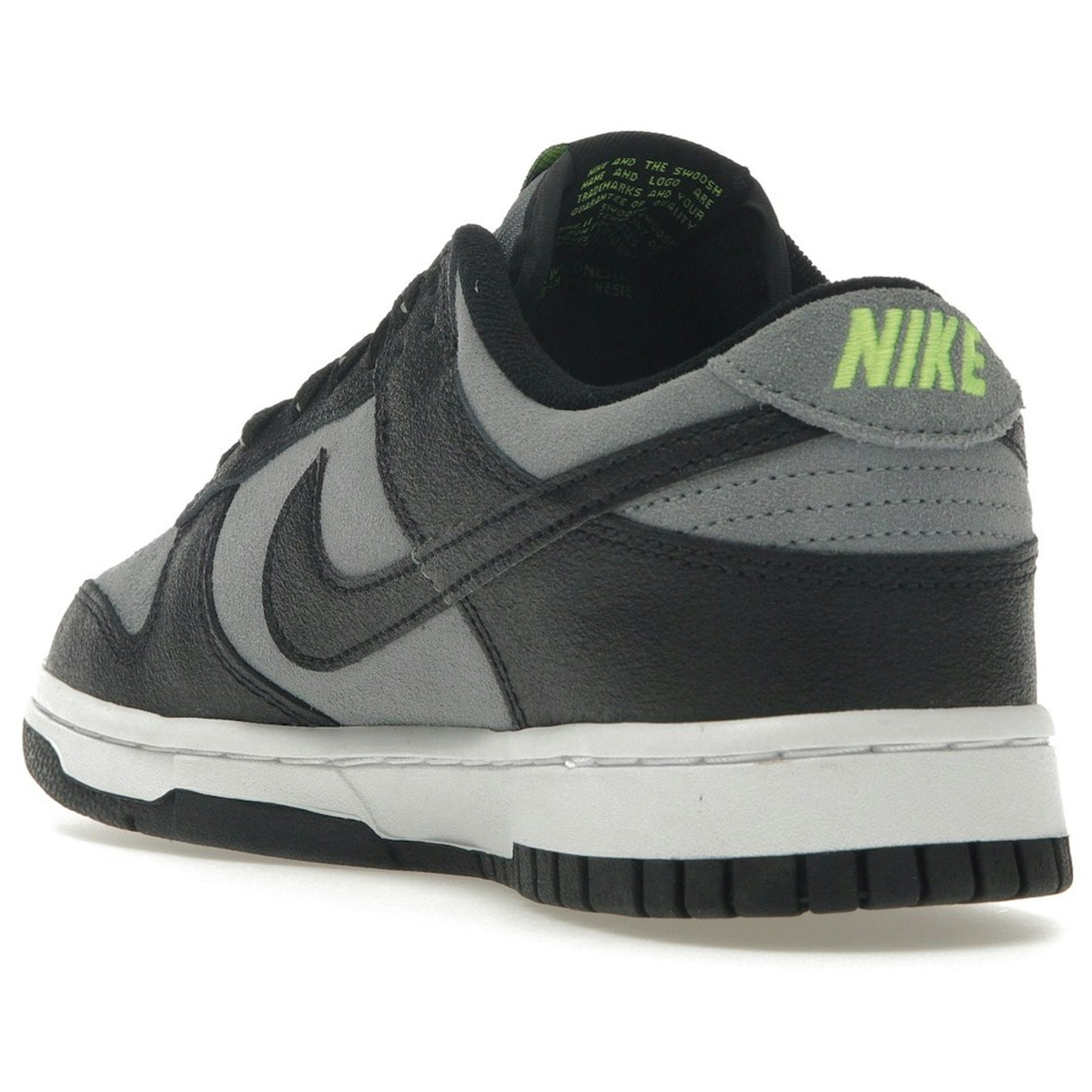 Miniatyrbild av Nike Dunk Low Black Cool Grey Volt Mini Swoosh 4