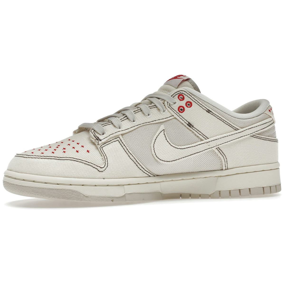 Miniatyrbild av Nike Dunk Low Light Orewood Brown Sashiko 3